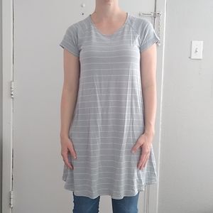 Free Fly M Bamboo Dockside Mini Striped T-shirt Dress